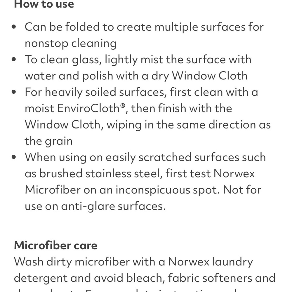 Norwex - Window Cloth - Picture 6 of 7
